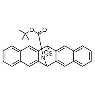 tert-Butyl 6,13-dihydro-6,13-(epithioimino)pentacene-15-carboxylate 16-oxide Chemische Struktur