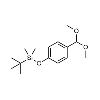 tert-Butyl[4-(dimethoxymethyl)phenoxy]dimethylsilane Chemical Structure