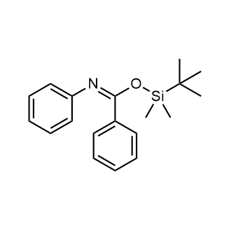 tert-Butyldimethylsilyl N-Phenylbenzimidate التركيب الكيميائي