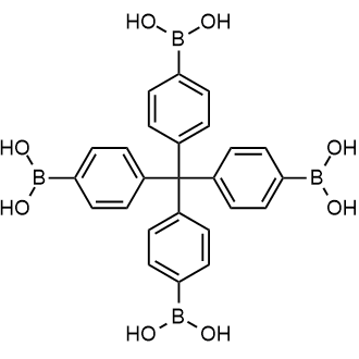 tetra(4-Hydroxyboryphenyl)methane 化学構造