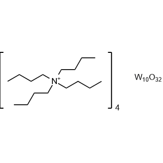 Tetrabutylammonium decatungstate Chemical Structure