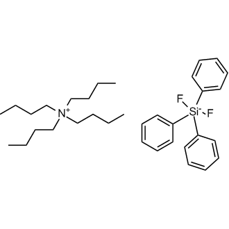 Tetrabutylammonium difluorotriphenylsilicate(IV) Chemical Structure