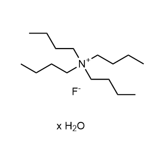 Tetrabutylammonium fluoride hydrate 化学構造