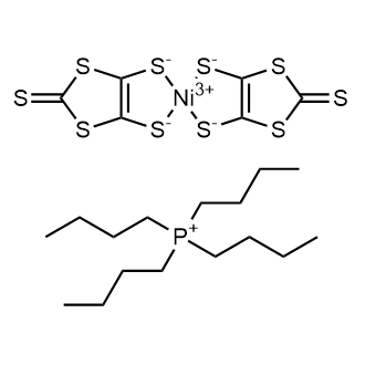 Tetrabutylphosphonium bis(1,3-dithiole-2-thione-4,5-dithiolato)nickel(III) complex Chemical Structure