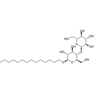 Tetradecyl-β-D-maltoside Chemical Structure