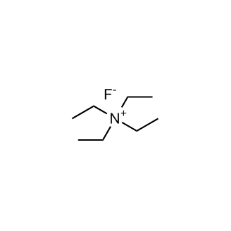 Tetraethylammonium fluoride 化学構造