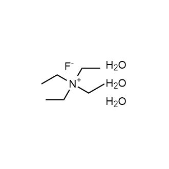 Tetraethylammonium fluoride trihydrate 化学構造