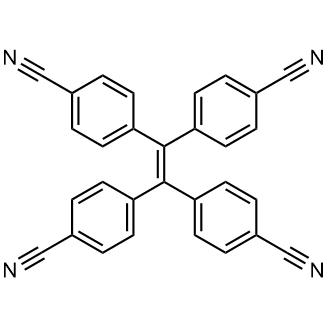 Tetrakis(4-cyanophenyl)ethylene Chemical Structure