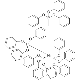 Tetrakis(triphenyl phosphite)nickel(0), 95% 1GR Chemical Structure