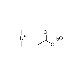 Tetramethylammonium acetate xhydrate التركيب الكيميائي