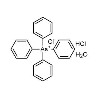 Tetraphenylarsonium chloride hydrochloride hydrate 化学構造