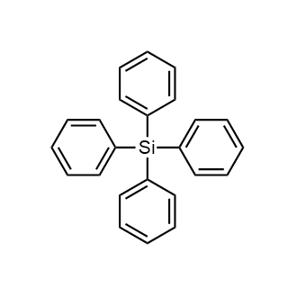 Tetraphenylsilane Chemische Struktur