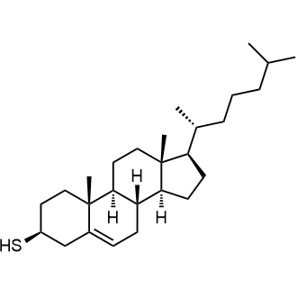 Thiocholesterol 化学構造