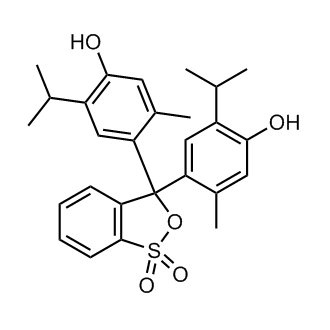 Thymol blue Chemical Structure