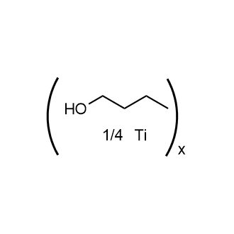 Titanium(IV) butoxide, polymer Chemical Structure