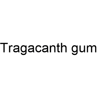 Tragacanth gum 化学構造