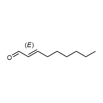 trans-2-Nonenal 化学構造