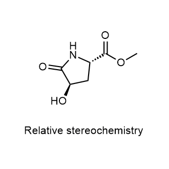 trans-Methyl 4-hydroxy-5-oxopyrrolidine-2-carboxylate التركيب الكيميائي