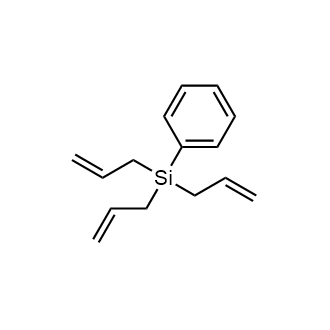 Triallyl(phenyl)silane 化学構造