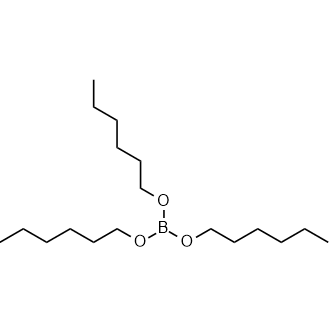 Trihexyl borate Chemische Struktur