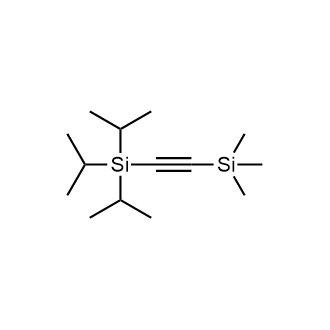 Triisopropyl((trimethylsilyl)ethynyl)silane Chemische Struktur