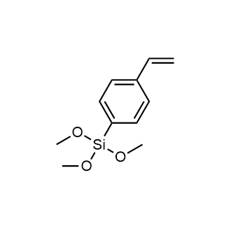 Trimethoxy(4-vinylphenyl)silane Chemische Struktur