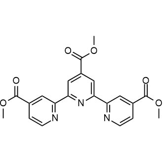 Trimethyl [2,2':6',2''-terpyridine]-4,4',4''-tricarboxylate Chemical Structure