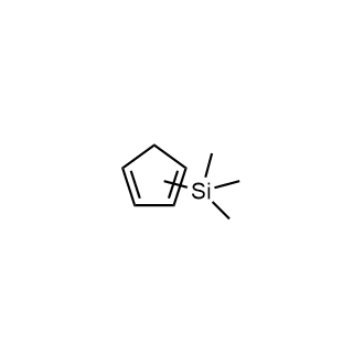 Trimethylsilylcyclopentadiene (mixture of isomers) Chemische Struktur