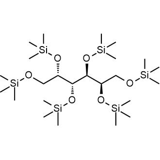 Trimethylsilyldulcitol Chemische Struktur