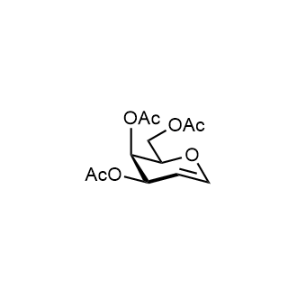 Tri-O-Acetyl-D-galactose Chemische Struktur