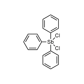 Triphenylantimony(V) dichloride Chemical Structure