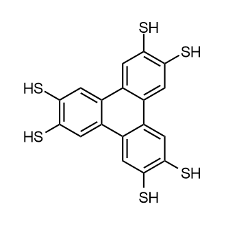 Triphenylene-2,3,6,7,10,11-hexathiol Chemical Structure