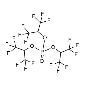 Tris(1,1,1,3,3,3-hexafluoropropan-2-yl) phosphate Chemical Structure