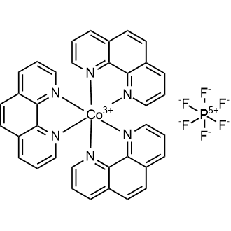 Tris(1,10-phenanthroline)cobalt(III) tris(hexafluorophosphate) Chemical Structure