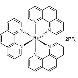 Tris(1,10-phenanthroline)ruthenium(II) hexafluorophosphate Chemical Structure