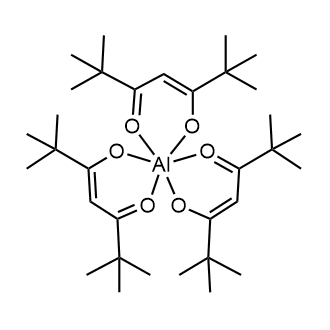 Tris(2,2,6,6-tetramethyl-3,5-heptanedionato)aluminum Chemical Structure