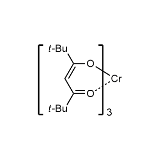 Tris(2,2,6,6-tetramethyl-3,5-heptanedionato)chromium(III) Chemical Structure