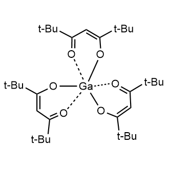 Tris(2,2,6,6-tetramethyl-3,5-heptanedionato)gallium(III) Chemical Structure