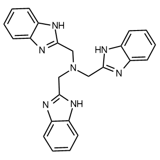 Tris(2-benzimidazolylmethyl)amine Chemische Struktur