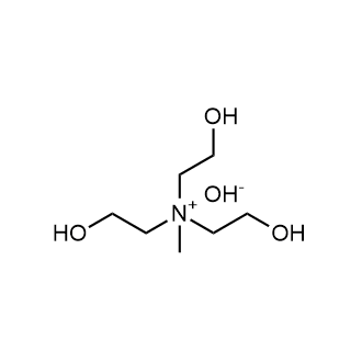 Tris(2-hydroxyethyl)methylammonium Hydroxide (45-50% in Water)(stabilized with MEHQ) Chemical Structure