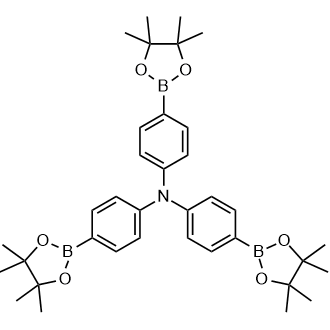 Tris(4-(4,4,5,5-tetramethyl-1,3,2-dioxaborolan-2-yl)phenyl)amine Chemische Struktur