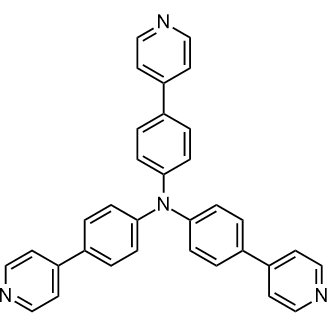 Tris(4-(pyridin-4-yl)phenyl)amine 化学構造