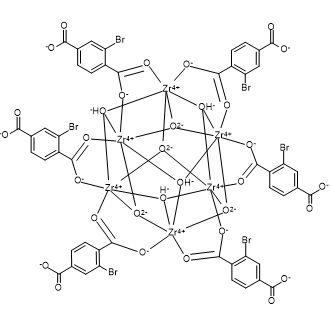 UiO-66-Br Chemische Struktur