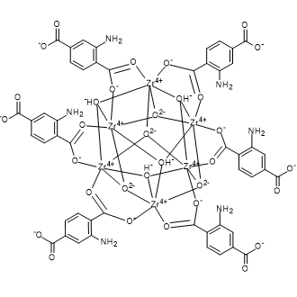 UiO-66-NH2 Chemische Struktur