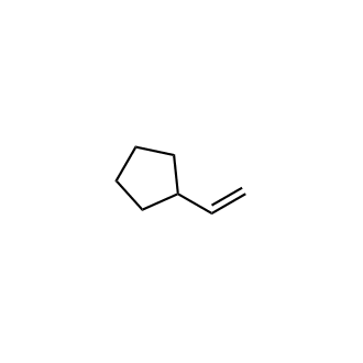 Vinylcyclopentane Chemical Structure