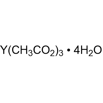 Yttrium(III) acetate tetrahydrate Chemical Structure