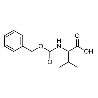 Z-DL-Val-OH 化学構造