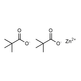 Zinc(II) pivalate 化学構造