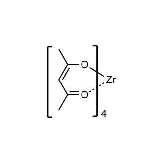 Zirconium(IV) acetylacetonate Chemische Struktur