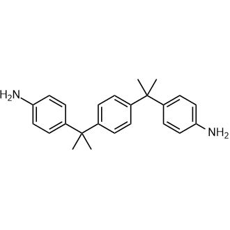 α,α'-Bis(4-aminophenyl)-1,4-diisopropylbenzene Chemical Structure